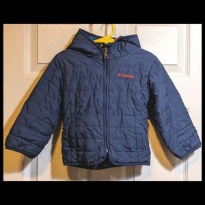 Navy Blue Reversible Columbia Jacket 3T